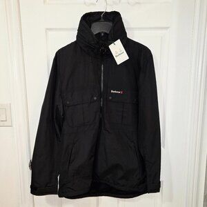 BARBOUR Kirkdale Casual Half Zip Hooded Jacket